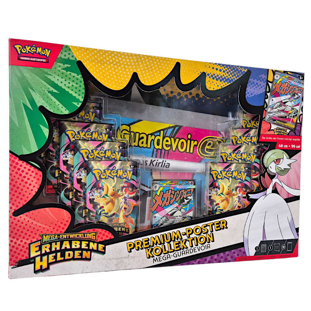 Erhabene Helden Mega-Guardevoir Premium-Poster-Kollektion