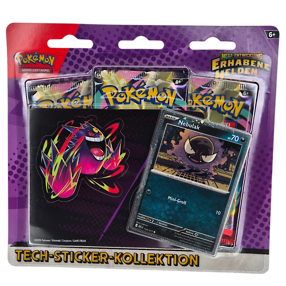 Erhabene Helden Tech Sticker Kollektion Nebulak