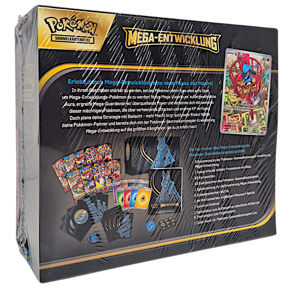 Top-Trainer-Box Mega Entwicklung Lucario
